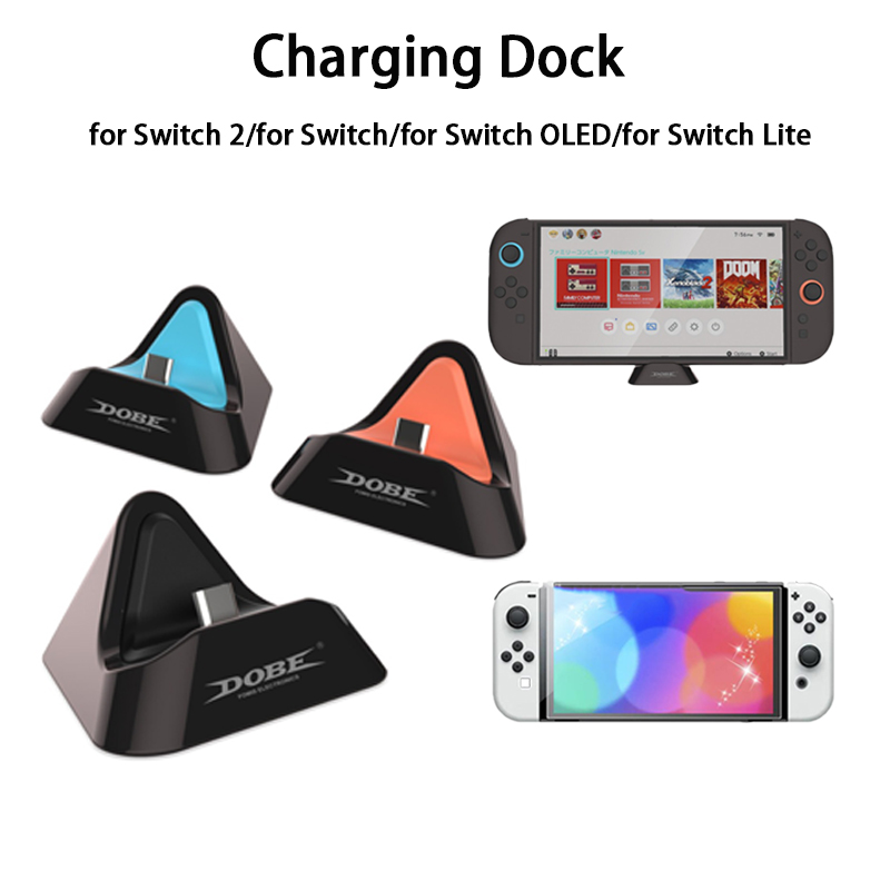 Gaming Console Nintendo Switch 2 - Dock Pengisi Daya untuk Konsol Switch