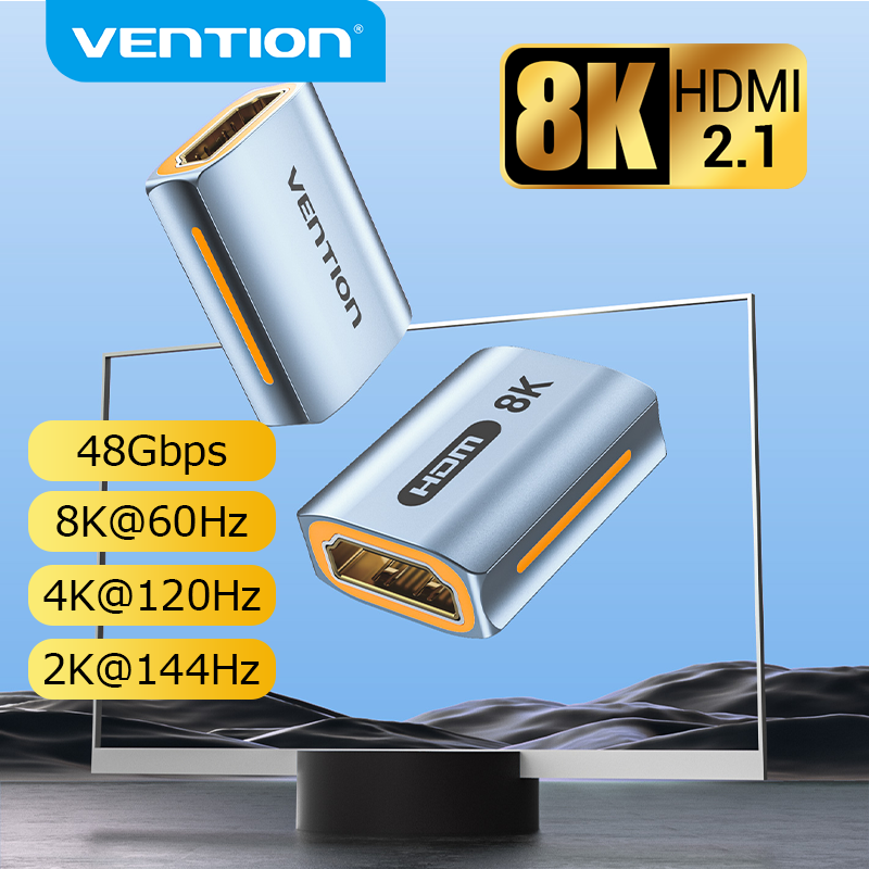 Hdmi Cable 2.1 - Vention Adapter ekstensi HDMI 8K, konektor