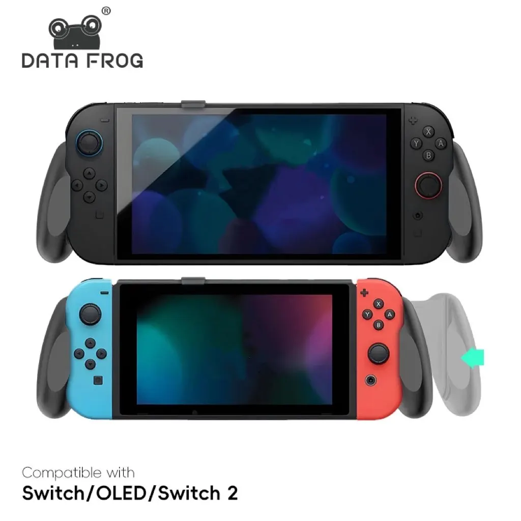 Gaming Console Nintendo Switch 2 - DATA FROG Pegangan Tangan Ergonomis Anti