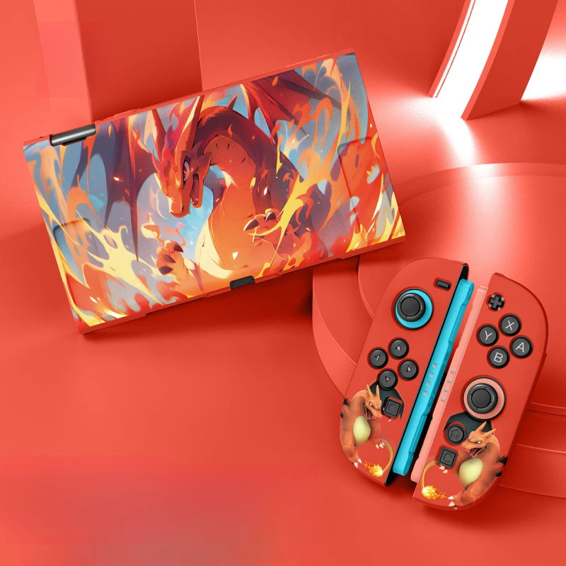 Nintendo Console Switch 2 - Casing TPU Anime Charizard Gengar untuk