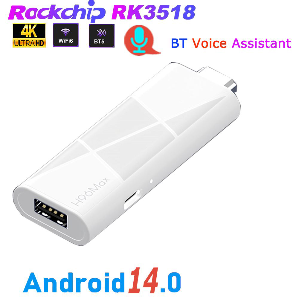 Gaming Console For Android Tv - RK3518 Android 14.0 TV Stick Remote