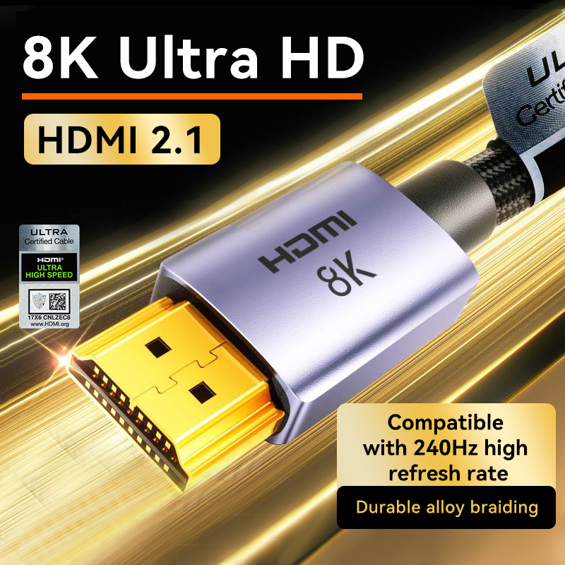 Hdmi Cable 2.1 - Llano kabel 2.1 HDMI 8K/60Hz 4K/240Hz