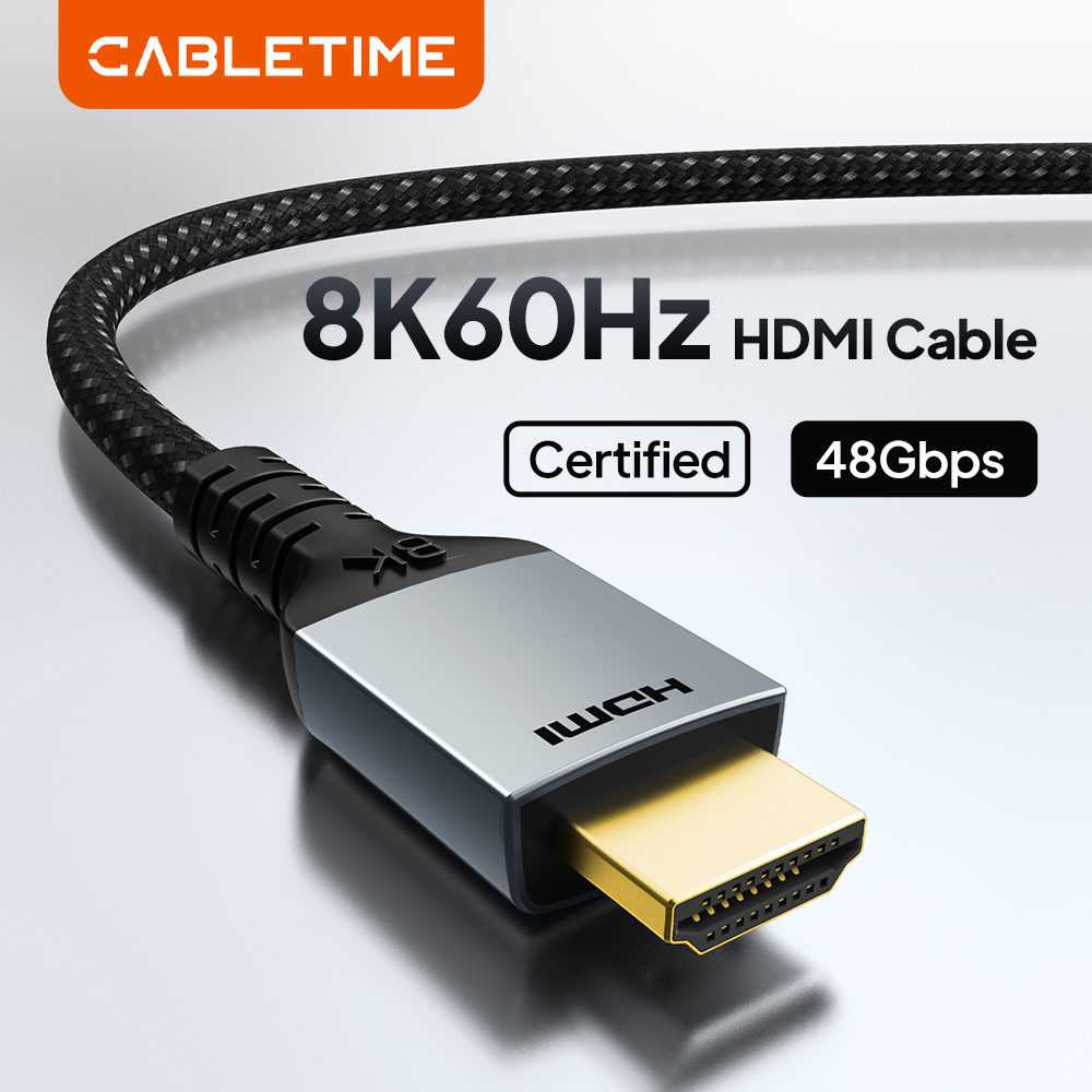 Hdmi Cable 2.1 - Kabel CABLETIME HDMI2.1 Kecepatan Ultra Tinggi
