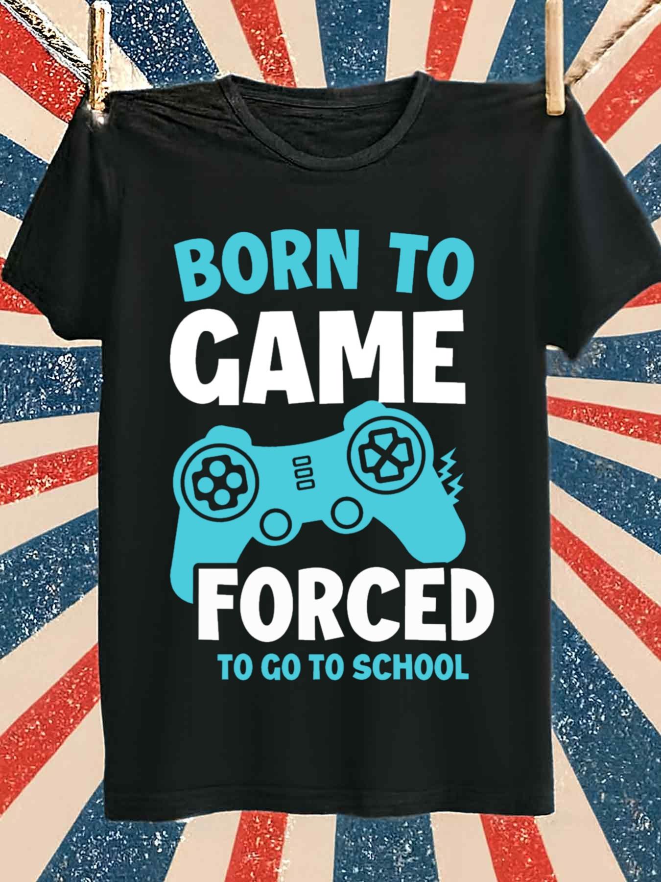 Gaming Console Icon - Born to Game Kaos Gaming Pria