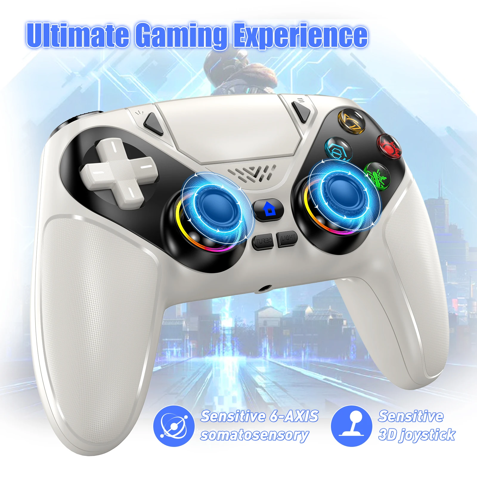 Kontroler Nirkabel Gamepad Unt - Gaming Console Bluetooth ulasan dan harga