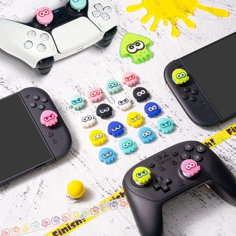 Penutup Thumb Grip Splatoon Sq - Thumb Grip Joystick ulasan dan harga