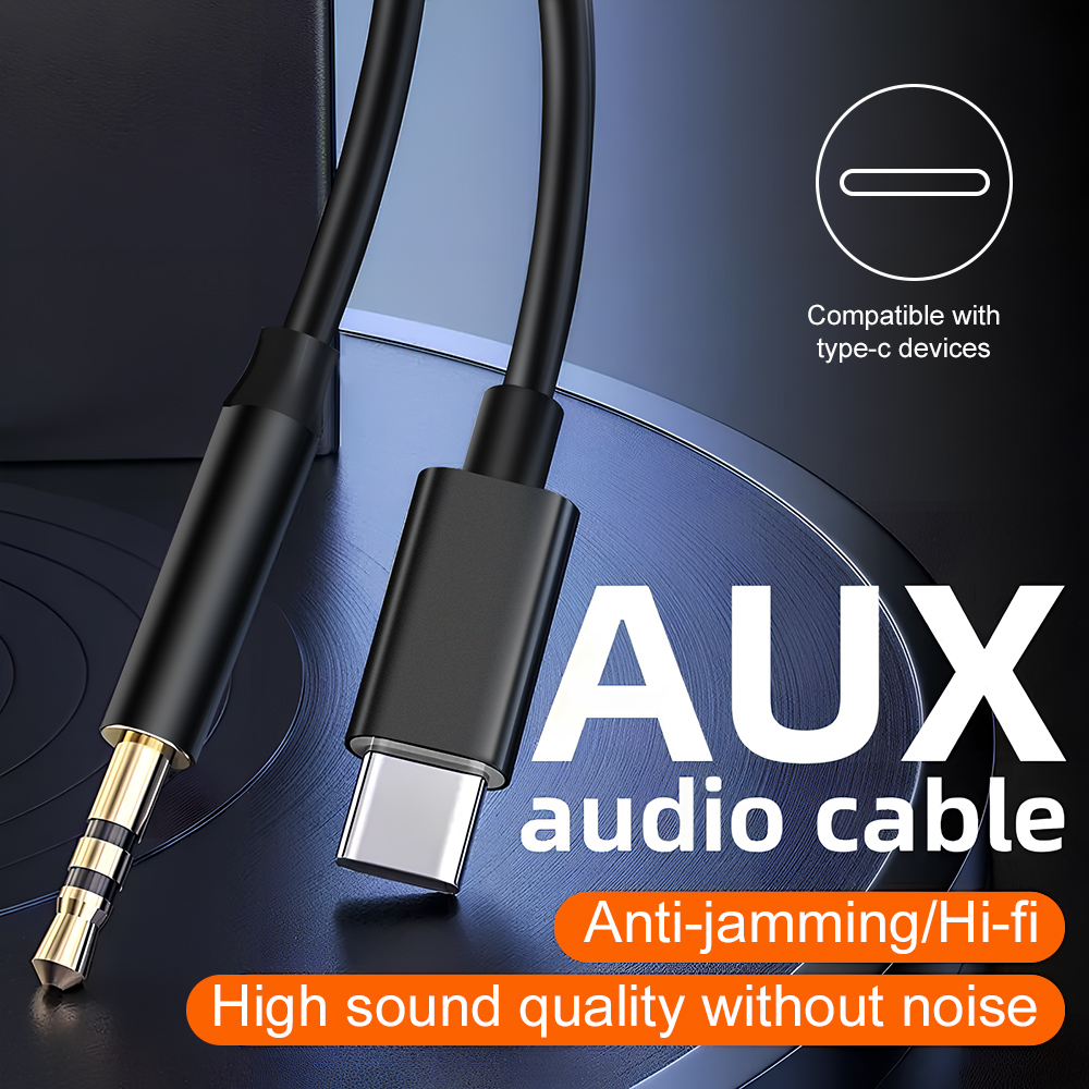 Kabel Audio AUX Tipe C Ke 3.5M - Gaming Console Connect With Phone ulasan dan harga