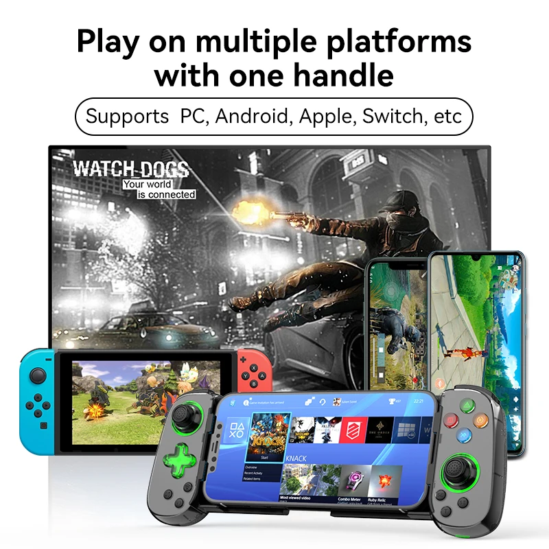 D7 gamepad yang dapat diregang - Gaming Console For Phone ulasan dan harga