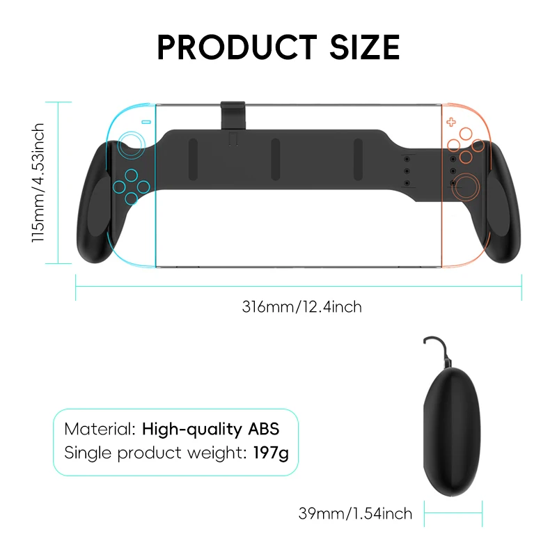 DATA FROG Pegangan Tangan Ergo - Gaming Console Nintendo Switch 2 ulasan dan harga