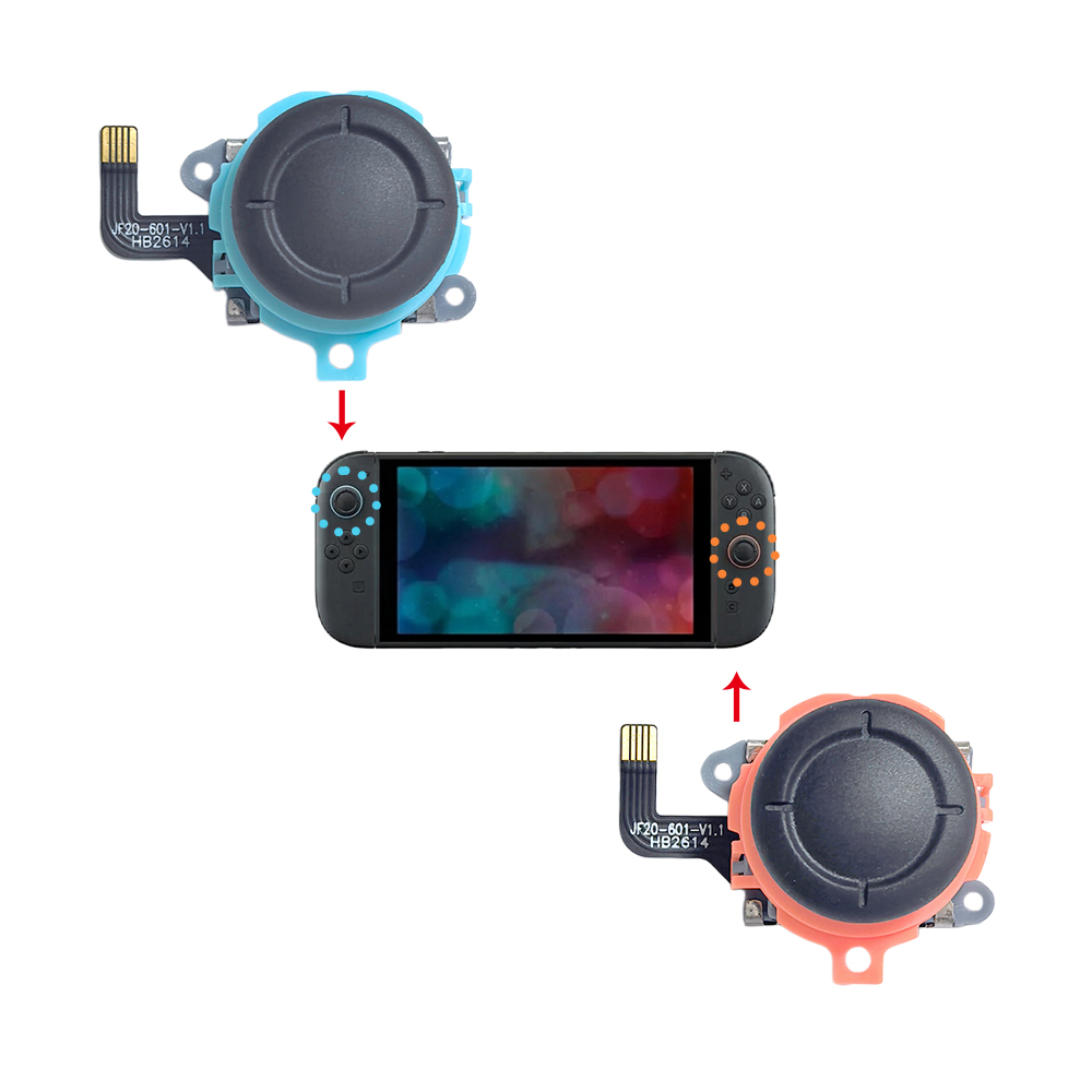 Joystick TMR Biru Oranye untuk - Gaming Console Nintendo Switch 2 ulasan dan harga