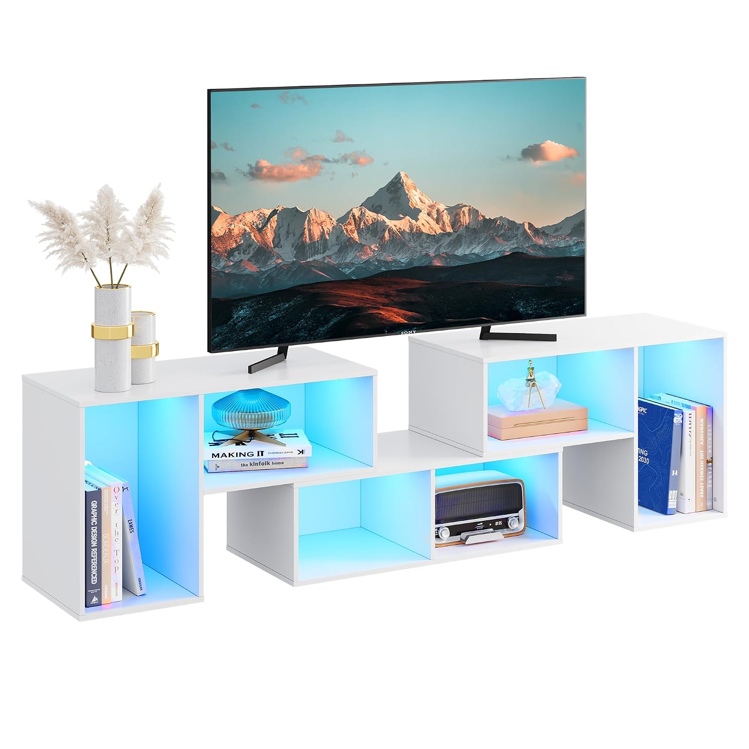 Meja TV yang Dapat Diubah Bent - Gaming Console Room ulasan dan harga