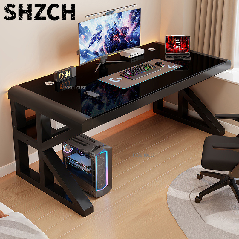 Meja Komputer Desktop Modern u - Gaming Console Table ulasan dan harga