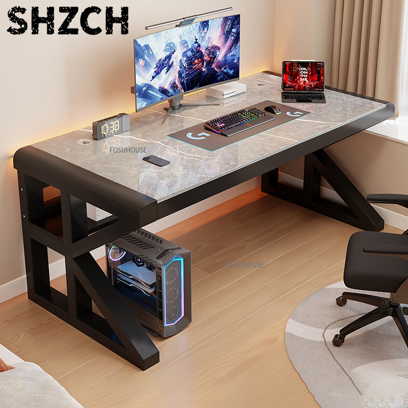 Meja Komputer Desktop Modern u - Gaming Console Table ulasan dan harga