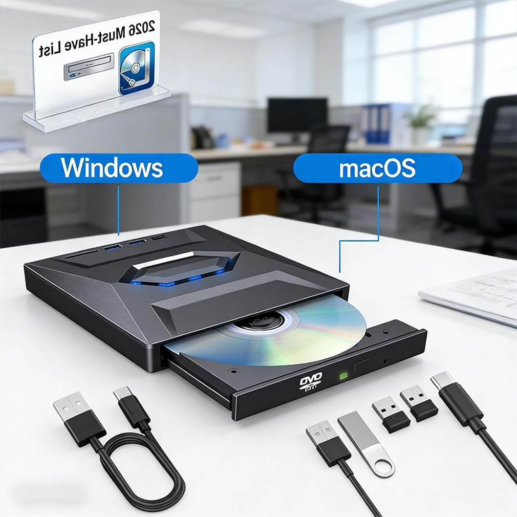 Pemutar Eksternal USB 3.0 7-in - Gaming Console For Pc ulasan dan harga