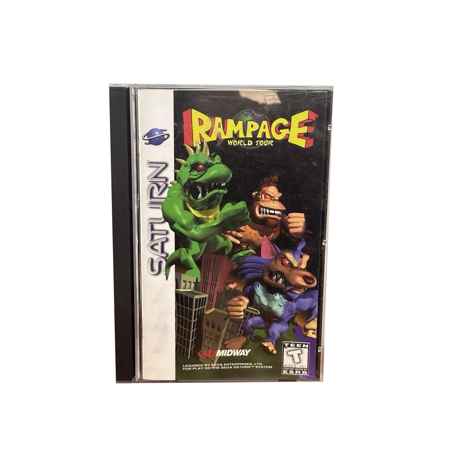 Saturn Copy Disc Game Rampage  - Gaming Console Vintage ulasan dan harga