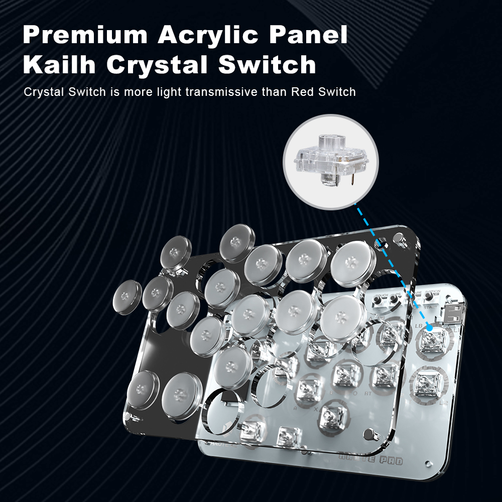 Joystick Arcade Haute42 Hitbox - Gaming Console Keyboard ulasan dan harga