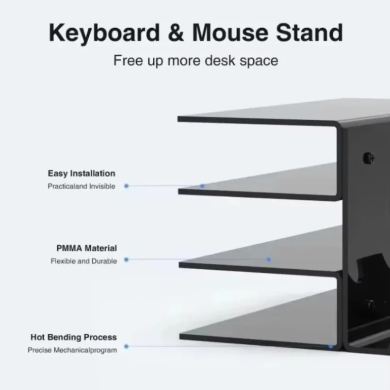 Rak Akrilik Bening 3 Tingkat u - Gaming Console Keyboard ulasan dan harga
