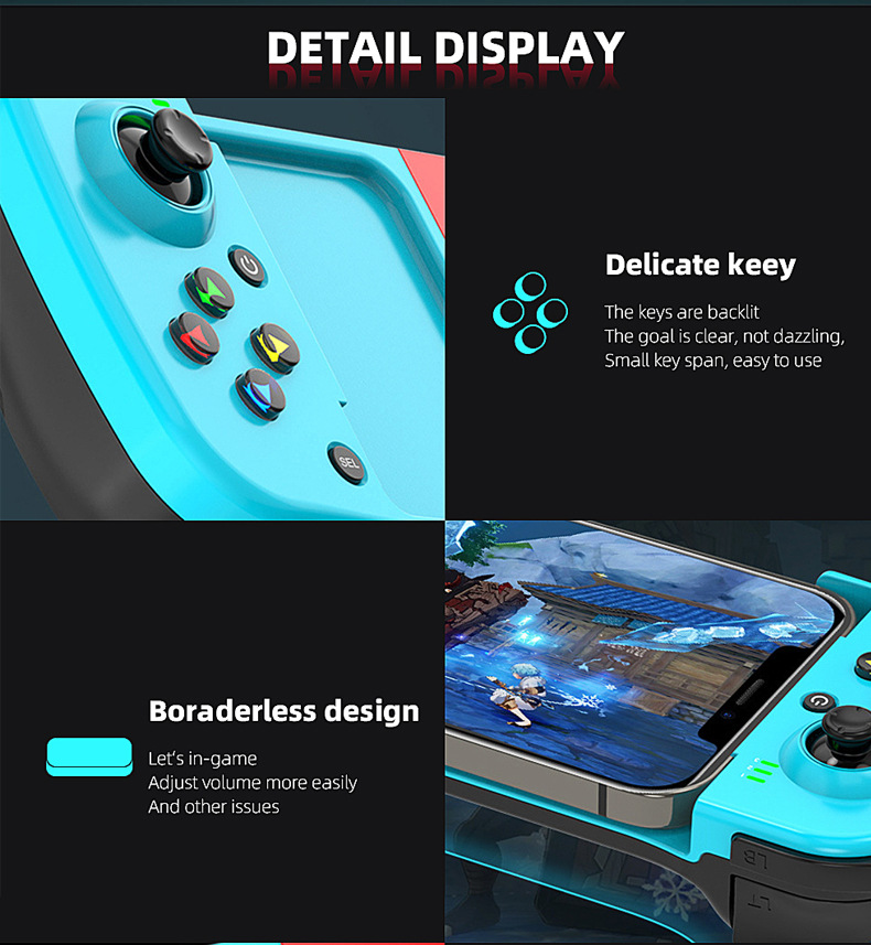 Gamepad Nirkabel Bluetooth D3  - Gaming Console Bluetooth ulasan dan harga