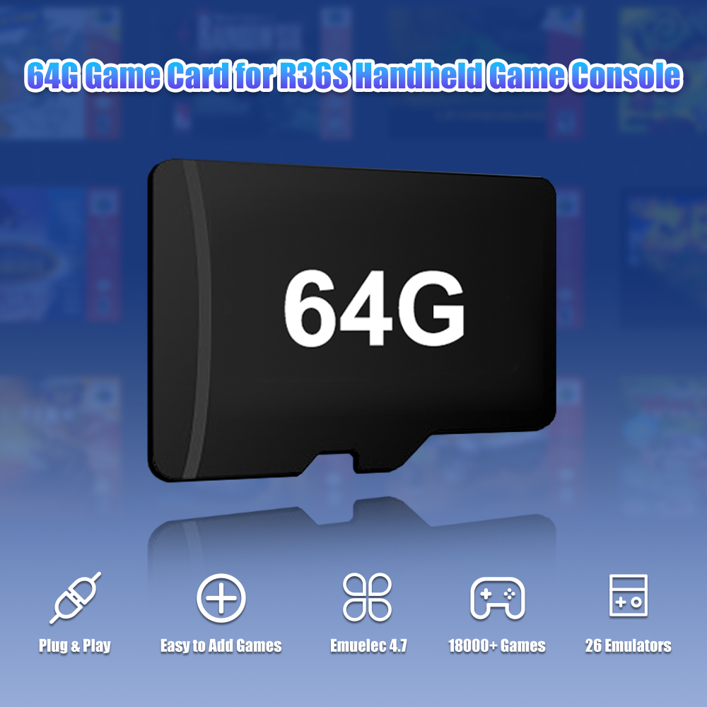 Kartu TF Game 64G untuk Konsol - Gaming Console Vintage ulasan dan harga