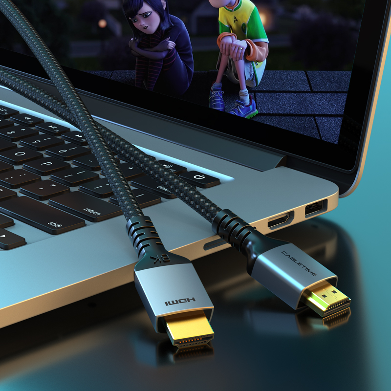 Kabel CABLETIME HDMI2.1 Kecepa - Hdmi Cable 2.1 ulasan dan harga