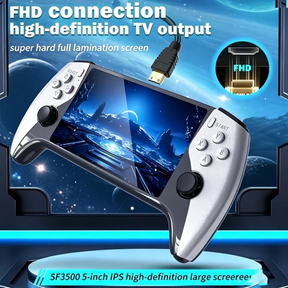 SF3500 Konsol Game Genggam 5 i - Gaming Console Vintage ulasan dan harga